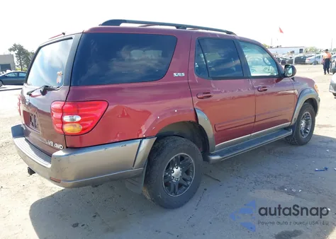 2004 Toyota Sequoia Sr5 V8 z USA, uszkodzony, nr VIN 5TDBT44A24S208829